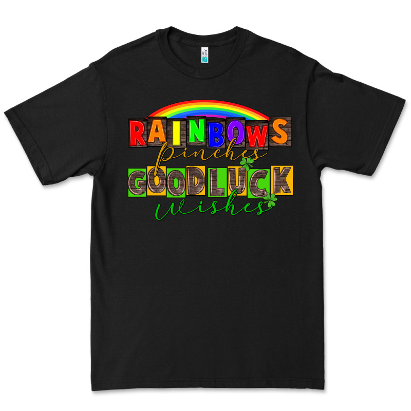 Rainbows Pinches Good Luck Wisher St. Patrick's Premium Tee by CowGirlArtShop | Teevron