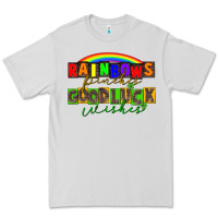 Dove Grey Rainbows pinches good luck wisher St. Patrick's Premium Tee - CowGirlArtShop