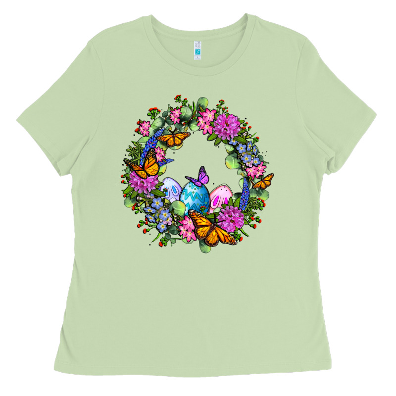 Easter Ocaliptus Spring Flowers Ladies Tee by OliviaCreatesArt | Teevron