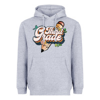 Heather Grey third grade Heavyweight Hoodie - JahusDesignShop