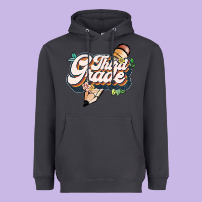 Third Grade Heavyweight Hoodie Designed By Jahusdesignshop