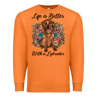 Carrot life is better with a labrador Premium Sweatshirt - JahusDesignShop
