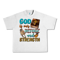 Lunar Rock God Is Our Refuge And Strength Urban Heavy Tee - BundleAndBundleShop