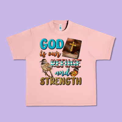 God Is Our Refuge And Strength Urban Heavy Tee Designed By Bundleandbundleshop