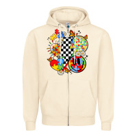 Sandshell retro autism awareness Zipper Hoodie - JahusDesignShop
