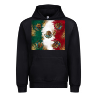 Black Mexican Flag Urban Hoodie - RanaPortraitStore