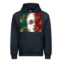 Navy Mexican Flag Urban Hoodie - RanaPortraitStore