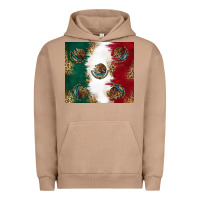 Pigment Burro Mexican Flag Urban Hoodie - RanaPortraitStore