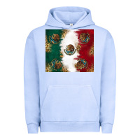 Pigment Grape Ice Mexican Flag Urban Hoodie - RanaPortraitStore