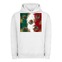 Pigment Lunar Rock Mexican Flag Urban Hoodie - RanaPortraitStore