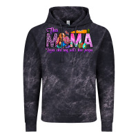 Cloud Black This Mama is chilling with her Vintage Hoodie - CowhideDigitalArt