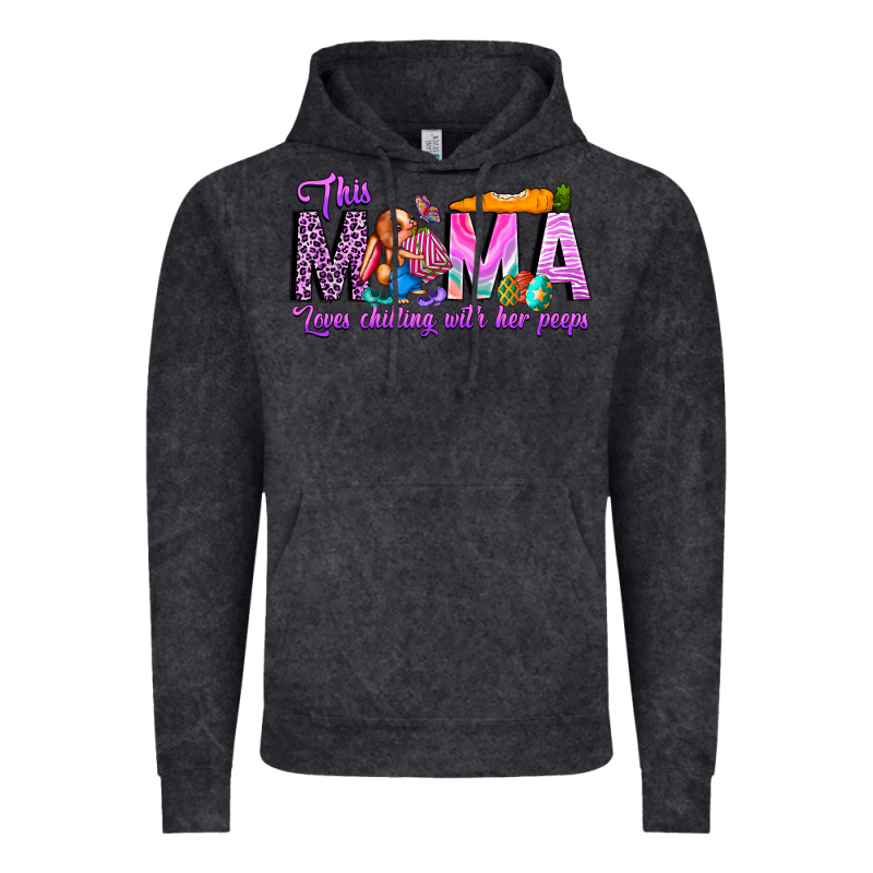 This Mama Is Chilling With Her Vintage Hoodie by CowhideDigitalArt | Teevron