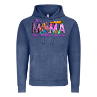 Vintage Denim This Mama is chilling with her Vintage Hoodie - CowhideDigitalArt
