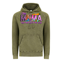 Vintage Olive This Mama is chilling with her Vintage Hoodie - CowhideDigitalArt