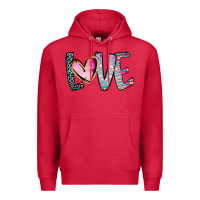 Cardinal Valentine Love Premium Hoodie - CowhideDigitalArt
