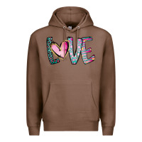 Chestnut Valentine Love Premium Hoodie - CowhideDigitalArt