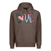 Coffee Valentine Love Premium Hoodie - CowhideDigitalArt