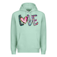 Seafoam Valentine Love Premium Hoodie - CowhideDigitalArt
