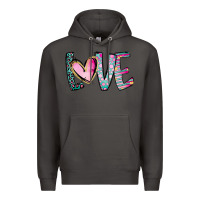 Smoke Valentine Love Premium Hoodie - CowhideDigitalArt
