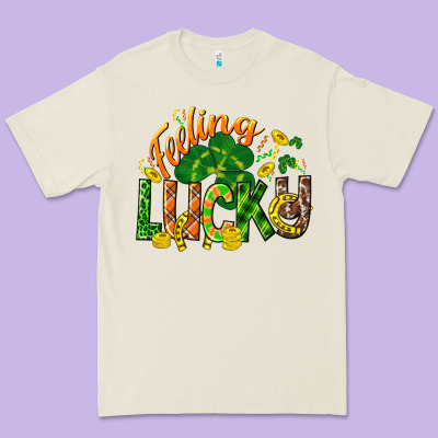 Feeling Lucky St. Patrick's Day Premium Tee Designed By Cowgirlartshop