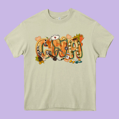 Fall Cna Heavy Core Tee Designed By Cowgirlartshop
