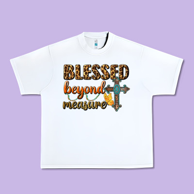 Blessed Beyond Measure Urban Heavy Tee Designed By Bundleandbundleshop