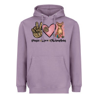 Lavender peace love chihuahua Heavyweight Hoodie - JahusDesignShop