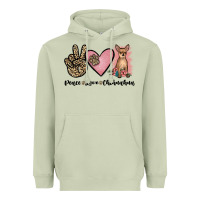Matcha peace love chihuahua Heavyweight Hoodie - JahusDesignShop
