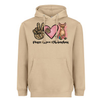 Mushroom peace love chihuahua Heavyweight Hoodie - JahusDesignShop