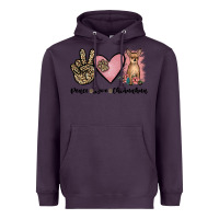Plum peace love chihuahua Heavyweight Hoodie - JahusDesignShop