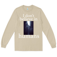 Mushroom I don't believe i̇n humans Long Sleeve Tee - Bettercallsaul