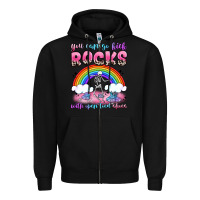 Black you can go kick rocks with open toed shoes Zipper Hoodie - JahusDesignShop
