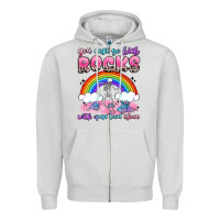 Dove Grey you can go kick rocks with open toed shoes Zipper Hoodie - JahusDesignShop