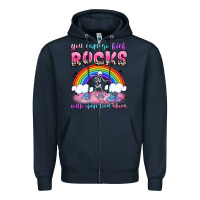 Navy you can go kick rocks with open toed shoes Zipper Hoodie - JahusDesignShop