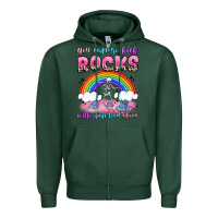 Sports Green you can go kick rocks with open toed shoes Zipper Hoodie - JahusDesignShop