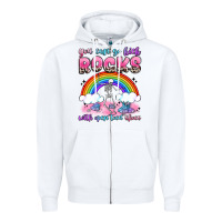 White you can go kick rocks with open toed shoes Zipper Hoodie - JahusDesignShop
