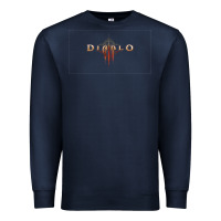 Navy #diablo Premium Sweatshirt - DesigneFamous
