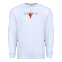 White #diablo Premium Sweatshirt - DesigneFamous