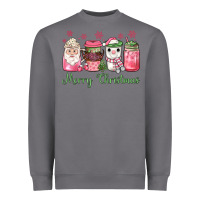 Pink  Merry Christmas Coffee Heavyweight Sweatshirt | Teevron