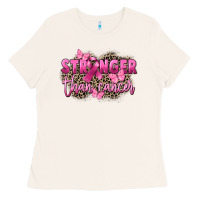 Bone Stronger than Cancer Ladies Tee - FaDigitalArtStudio