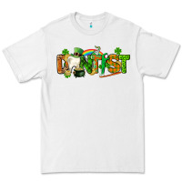 White St. Patrick's Day Dentist Premium Tee - CowGirlArtShop