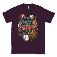 Plum Sorry can't Baseball bye Classic Tee - HowdyJamesFarm
