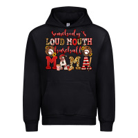 Black somebody's loud mouth baseball mama Urban Hoodie - Jasminsmagicworld