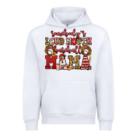 White somebody's loud mouth baseball mama Urban Hoodie - Jasminsmagicworld