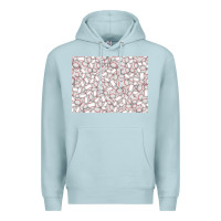 Blue Mist baseball seamless background  (3200x2400px) Premium Hoodie - Jasminsmagicworld