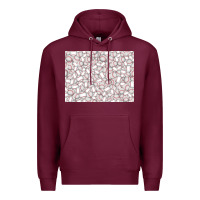 Burgundy baseball seamless background  (3200x2400px) Premium Hoodie - Jasminsmagicworld