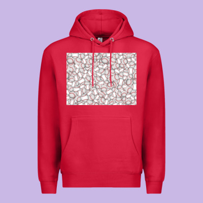 Baseball Seamless Background  (3200x2400px) Premium Hoodie Designed By Jasminsmagicworld