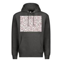 Charcoal Heather baseball seamless background  (3200x2400px) Premium Hoodie - Jasminsmagicworld