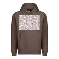 Coffee baseball seamless background  (3200x2400px) Premium Hoodie - Jasminsmagicworld