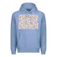 Colony Blue baseball seamless background  (3200x2400px) Premium Hoodie - Jasminsmagicworld